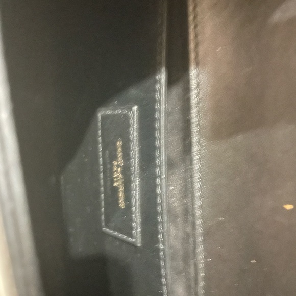 SAINT LAURENT BLACK EMBELLISHED ' CLUTCH - Picture 10 of 11